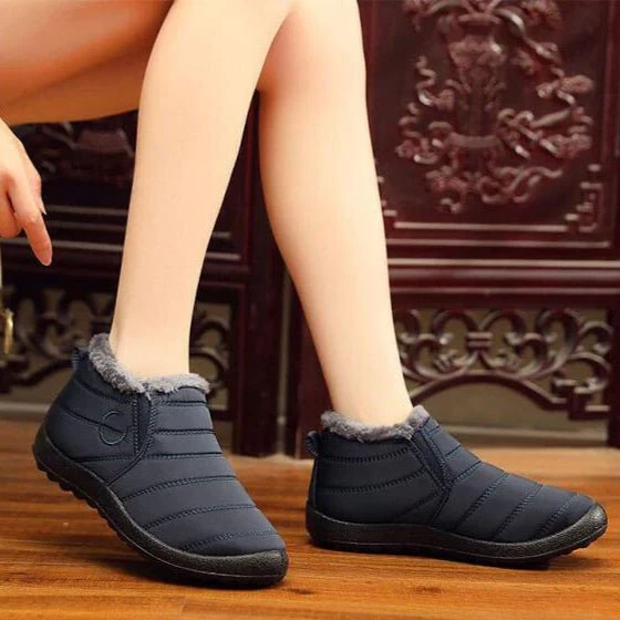 Dume | Cozy ankle boots with warm - Image 3