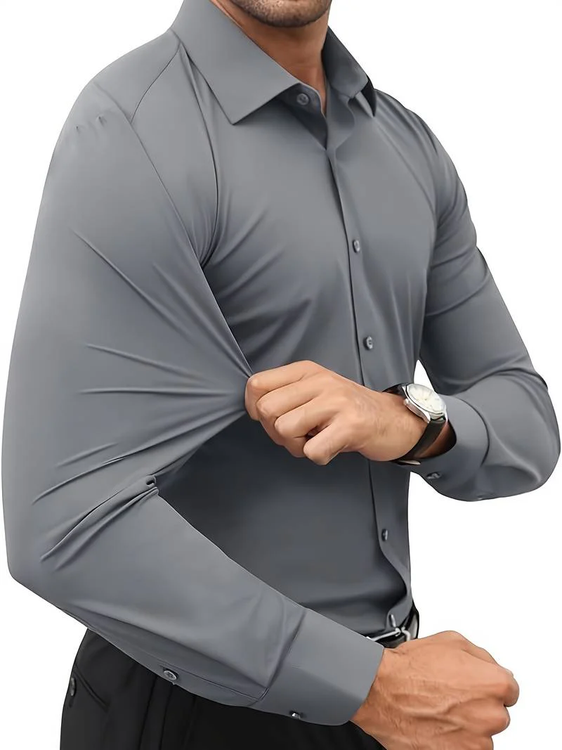 Duncan® | Long-Sleeved Shirt With Buttons For Men - Image 10