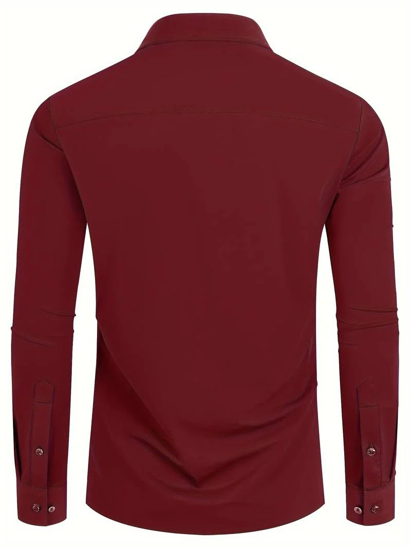 Duncan® | Long-Sleeved Shirt With Buttons For Men - Image 17