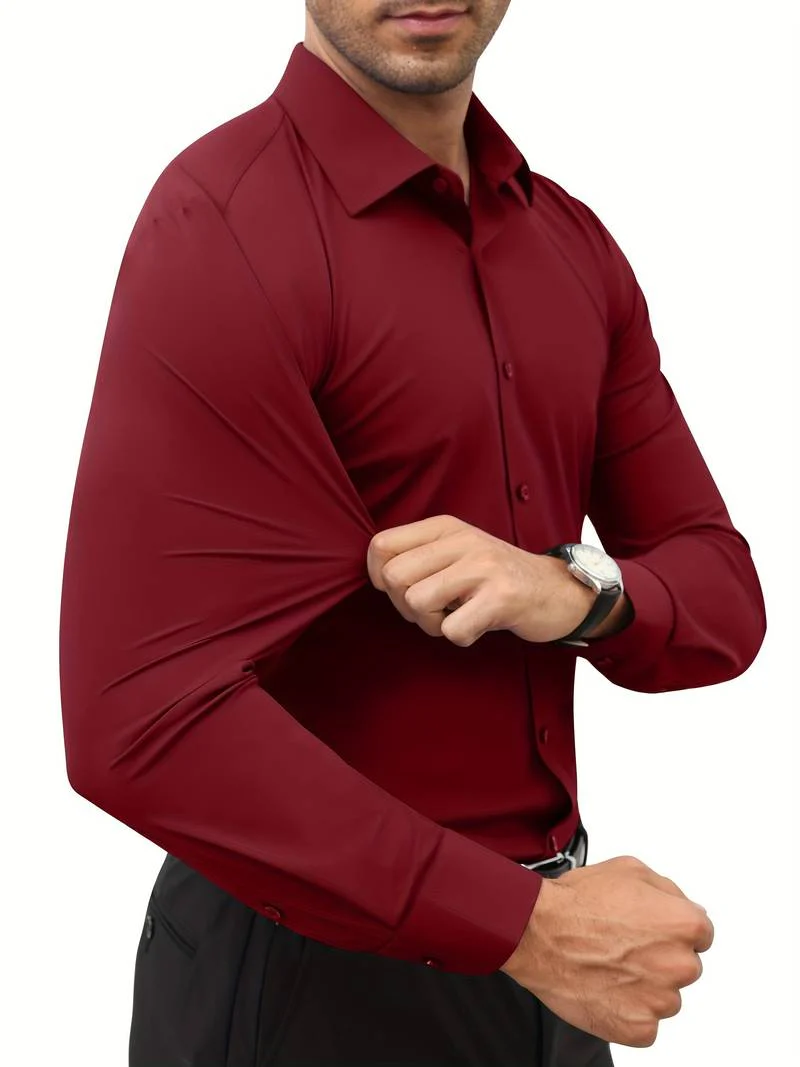 Duncan® | Long-Sleeved Shirt With Buttons For Men - Image 18
