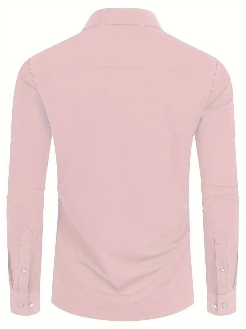 Duncan® | Long-Sleeved Shirt With Buttons For Men - Image 25