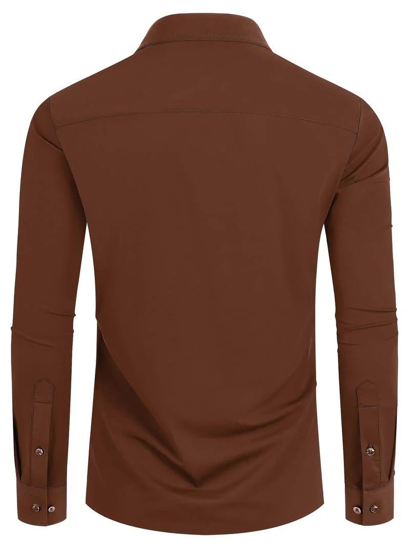 Duncan® | Long-Sleeved Shirt With Buttons For Men - Image 29