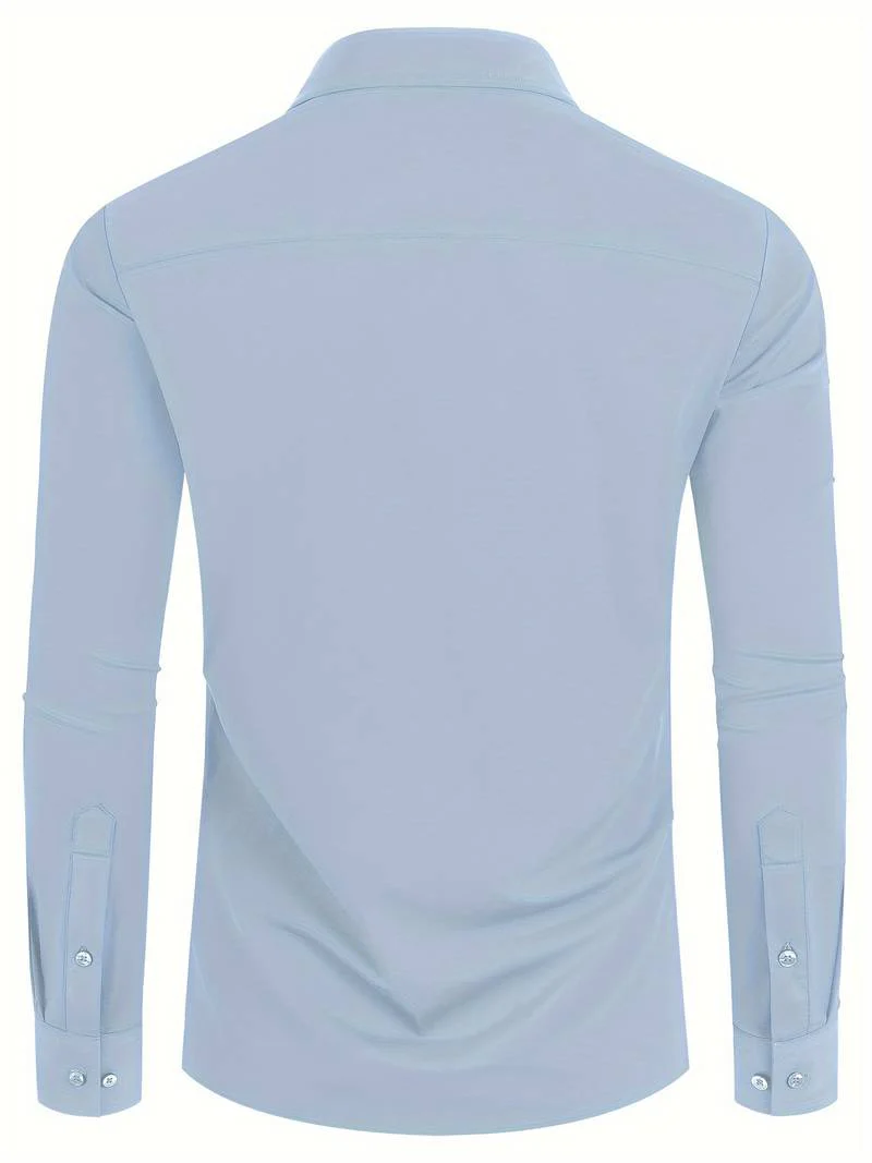 Duncan® | Long-Sleeved Shirt With Buttons For Men - Image 37
