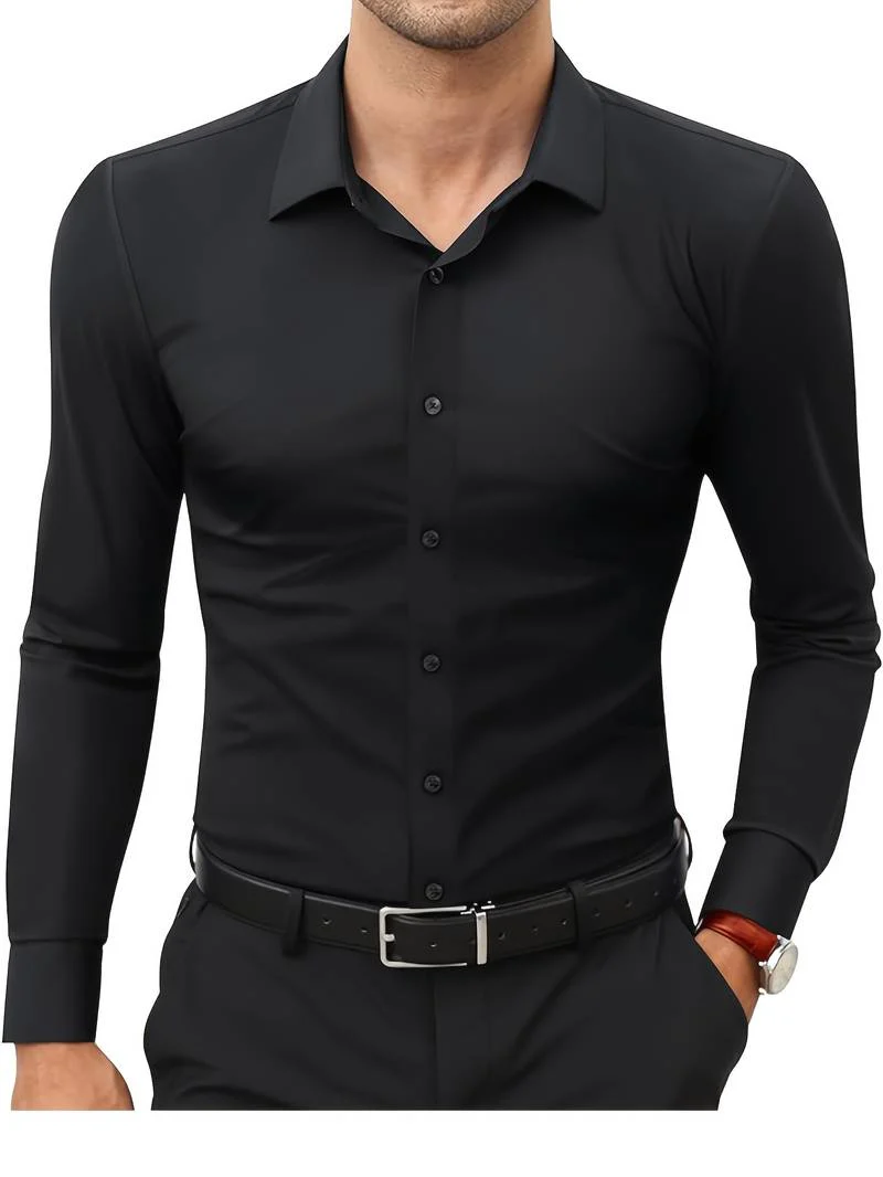 Duncan® | Long-Sleeved Shirt With Buttons For Men - Image 41