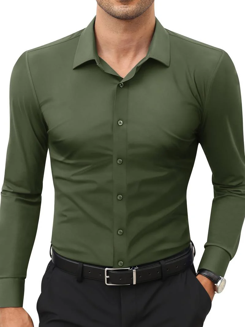 Duncan® | Long-Sleeved Shirt With Buttons For Men - Image 46