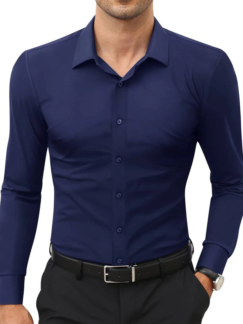 Duncan® | Long-Sleeved Shirt With Buttons For Men - Image 49