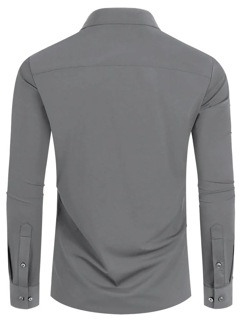 Duncan® | Long-Sleeved Shirt With Buttons For Men - Image 9