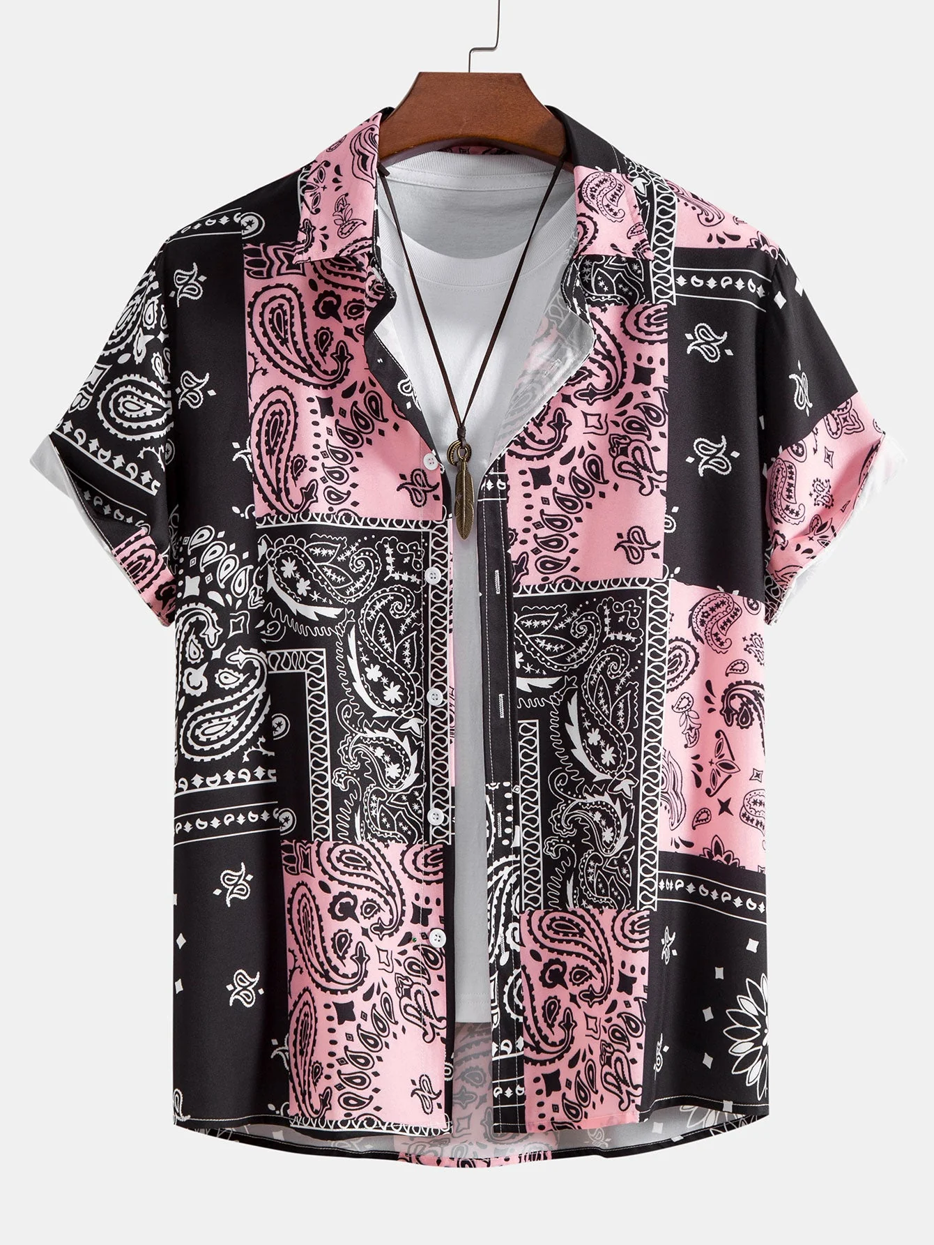 Dylan® | Paisley Print Button Up Shirt - Image 4