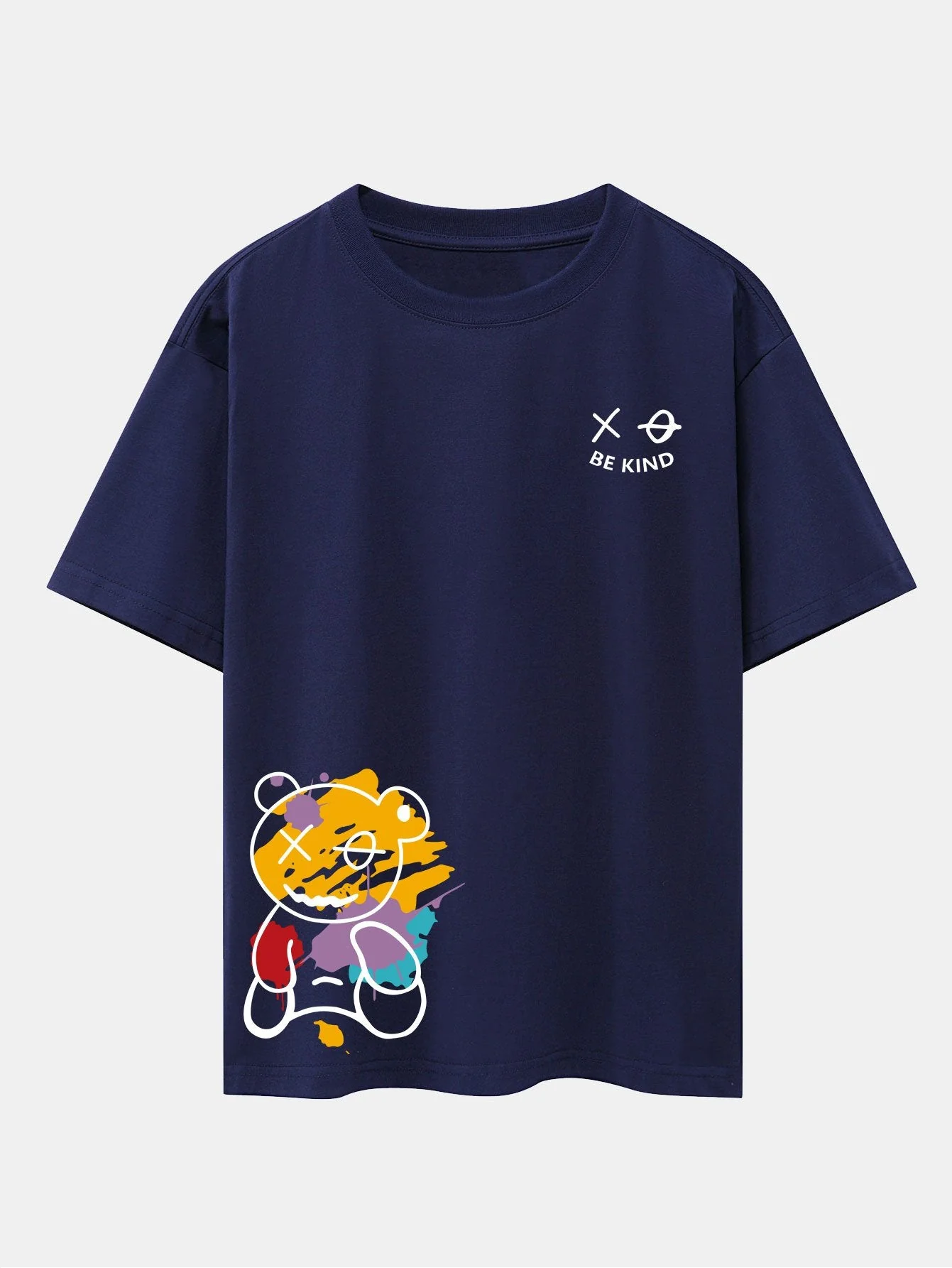 Earl® | Graffiti Bear Print Drop Shoulder Oversize T-Shirt - Image 13