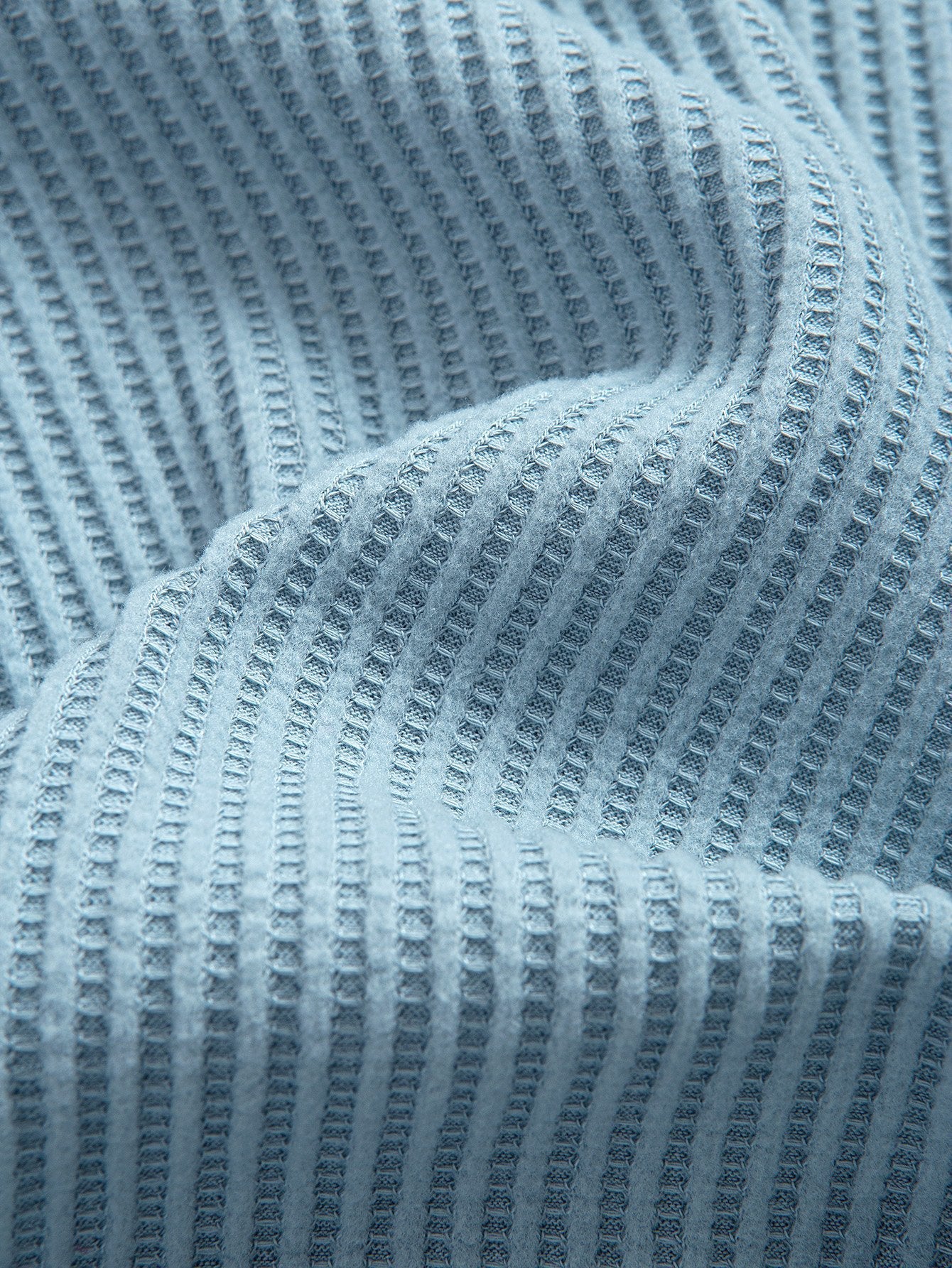 Earl® | Knitted Waffle Arc Hem Hooded T-Shirt & Drawstring Waffle Shorts - Image 19