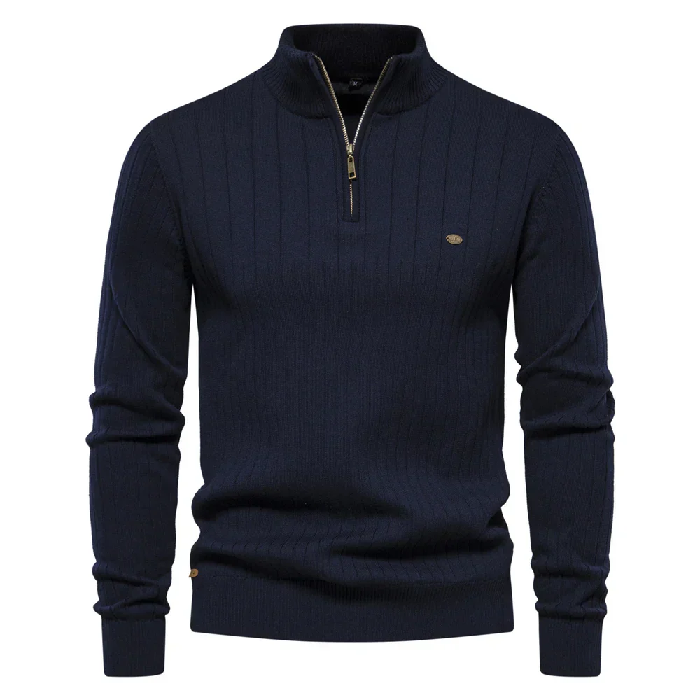 EbenezerĀ® | New Autumn Zipper Sweater For Men - Image 6