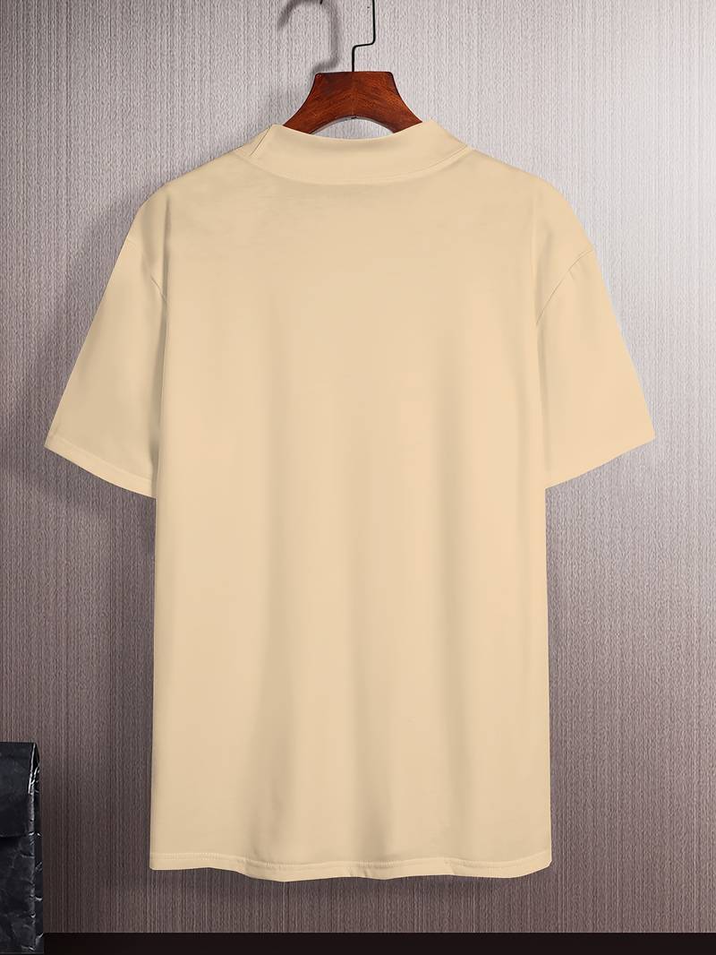 Eddy® | Elegant T-Shirt With A High Collar - Image 16