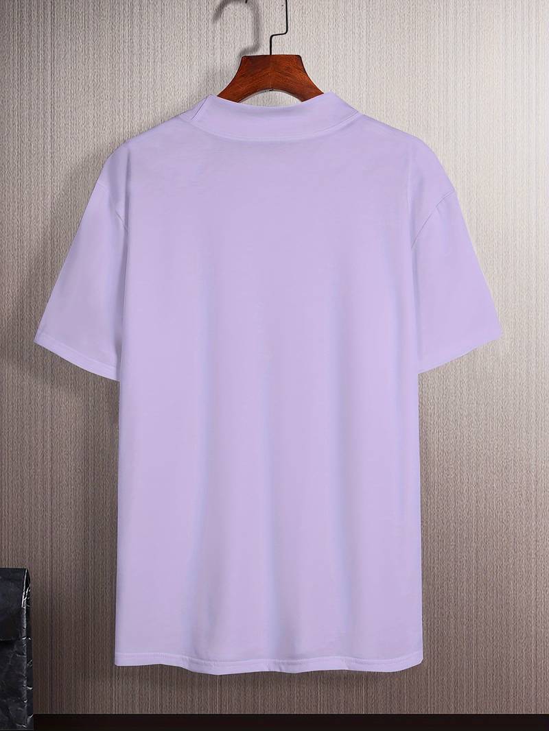 Eddy® | Elegant T-Shirt With A High Collar - Image 17