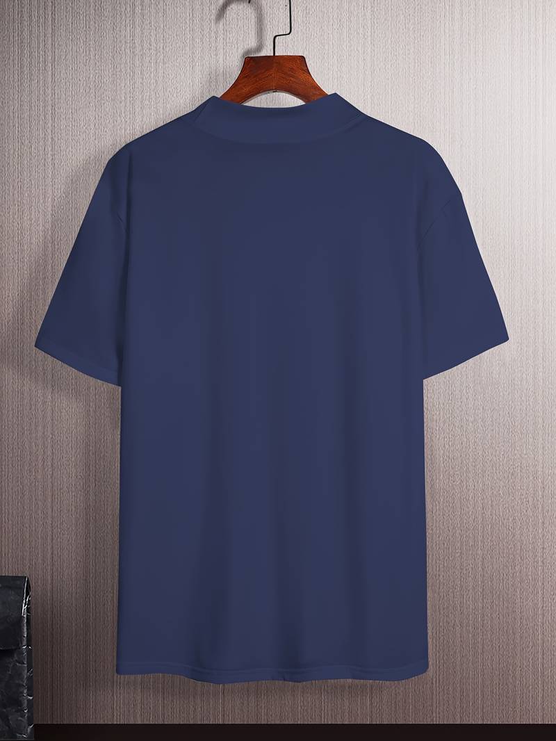 Eddy® | Elegant T-Shirt With A High Collar - Image 19