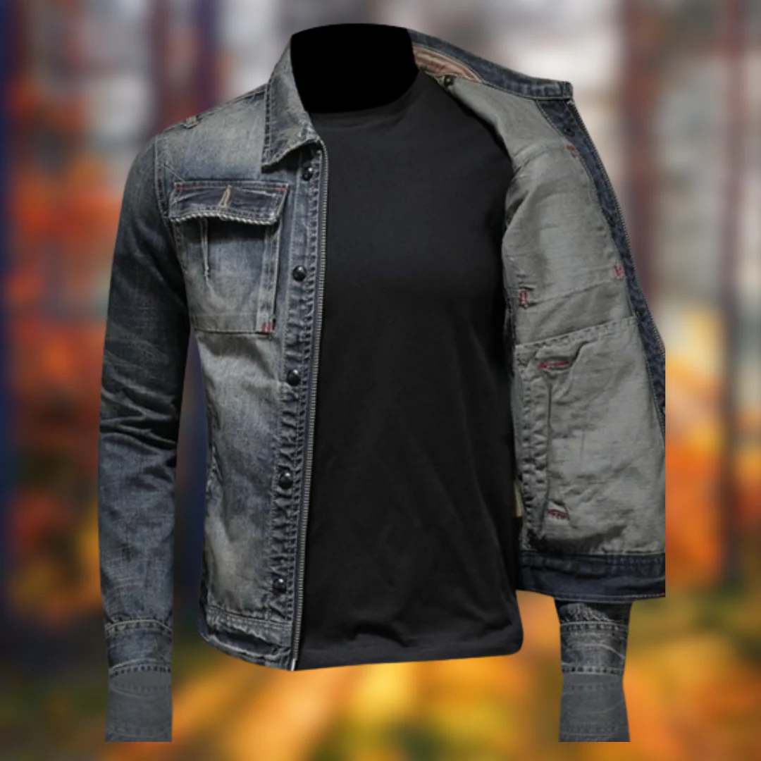 Edelmiro® | Retro Style Denim Jacket - Image 3
