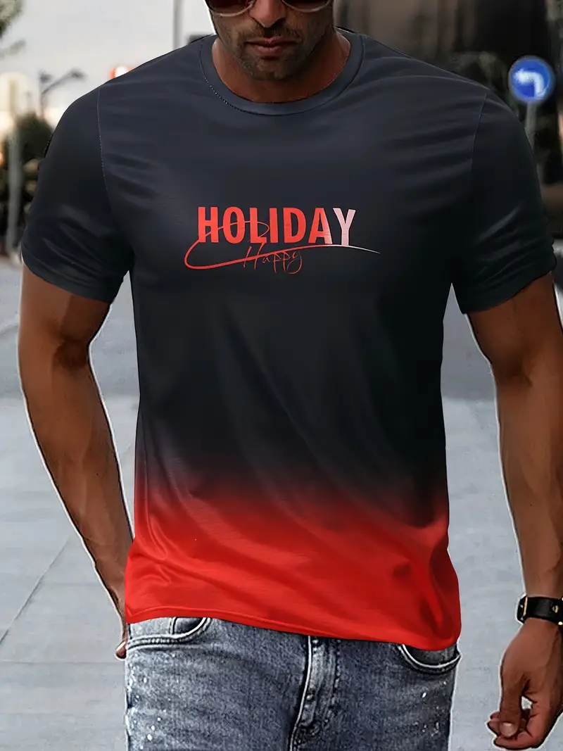 Edgar® | Comfortable T-Shirt With Gradient Graphics For Men - Image 32
