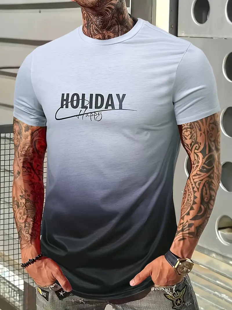 Edgar® | Comfortable T-Shirt With Gradient Graphics For Men - Image 36