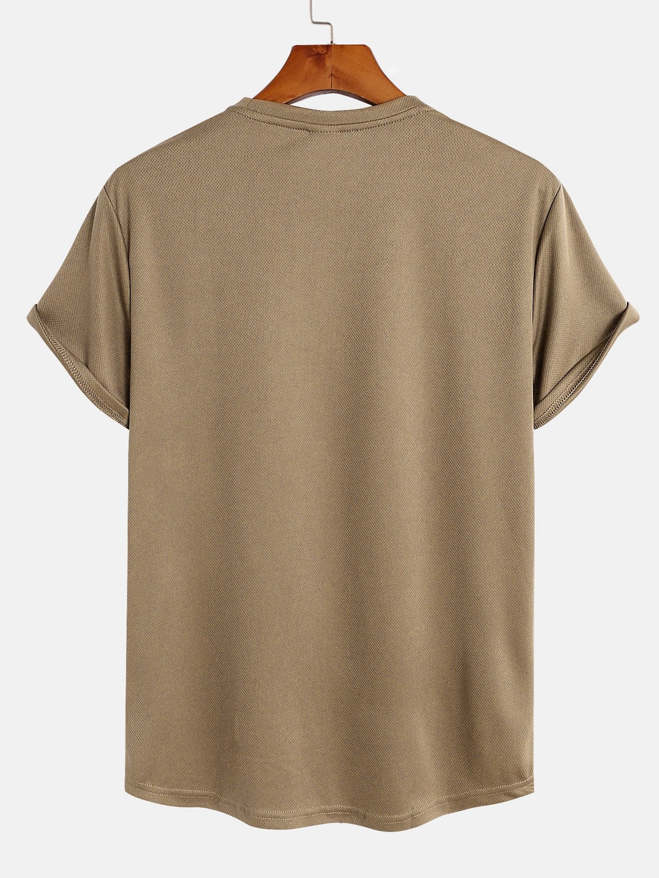 Edgar® | Muscle Fit Arc Hem Mesh T-Shirt - Image 2
