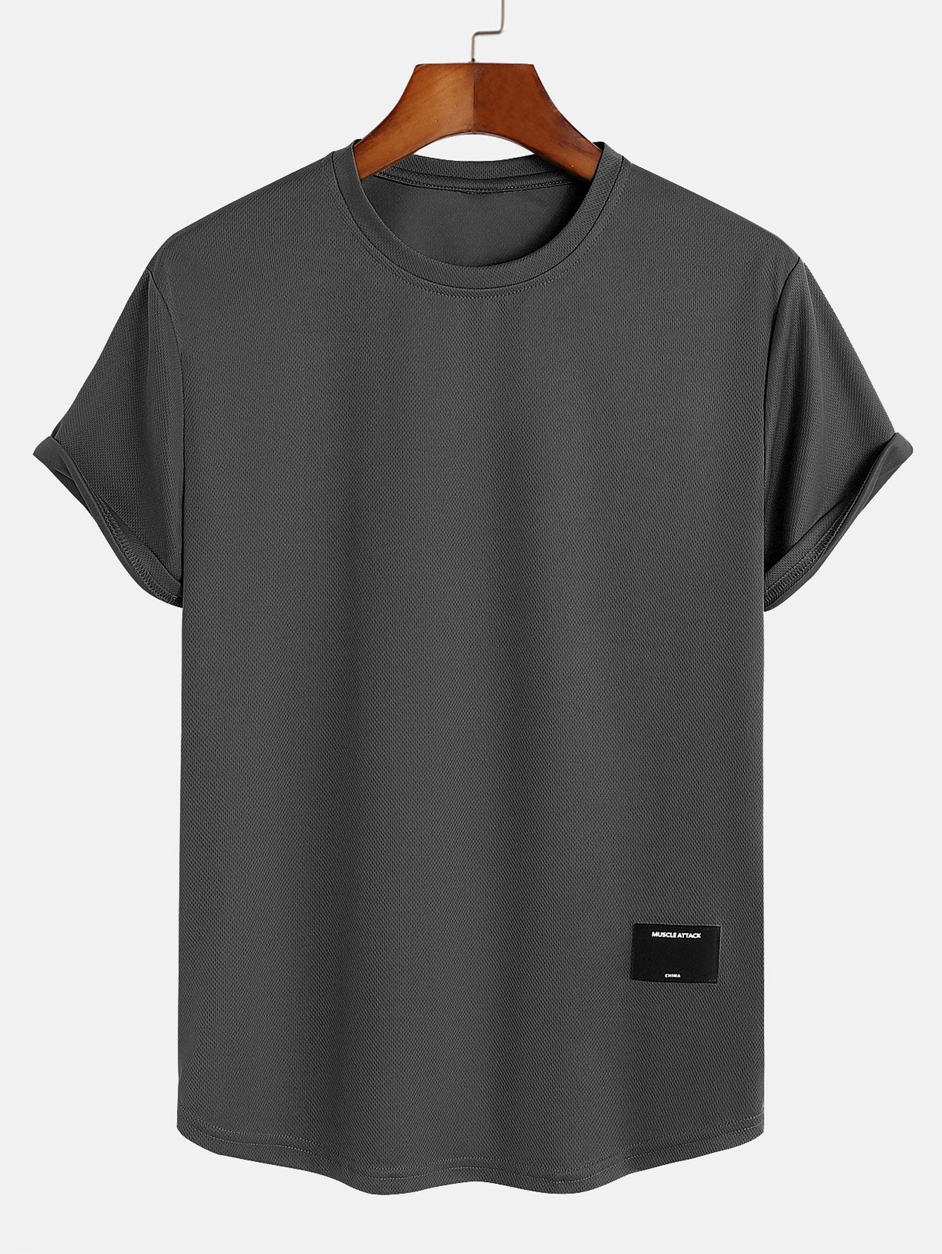 Edgar® | Muscle Fit Arc Hem Mesh T-Shirt - Image 4