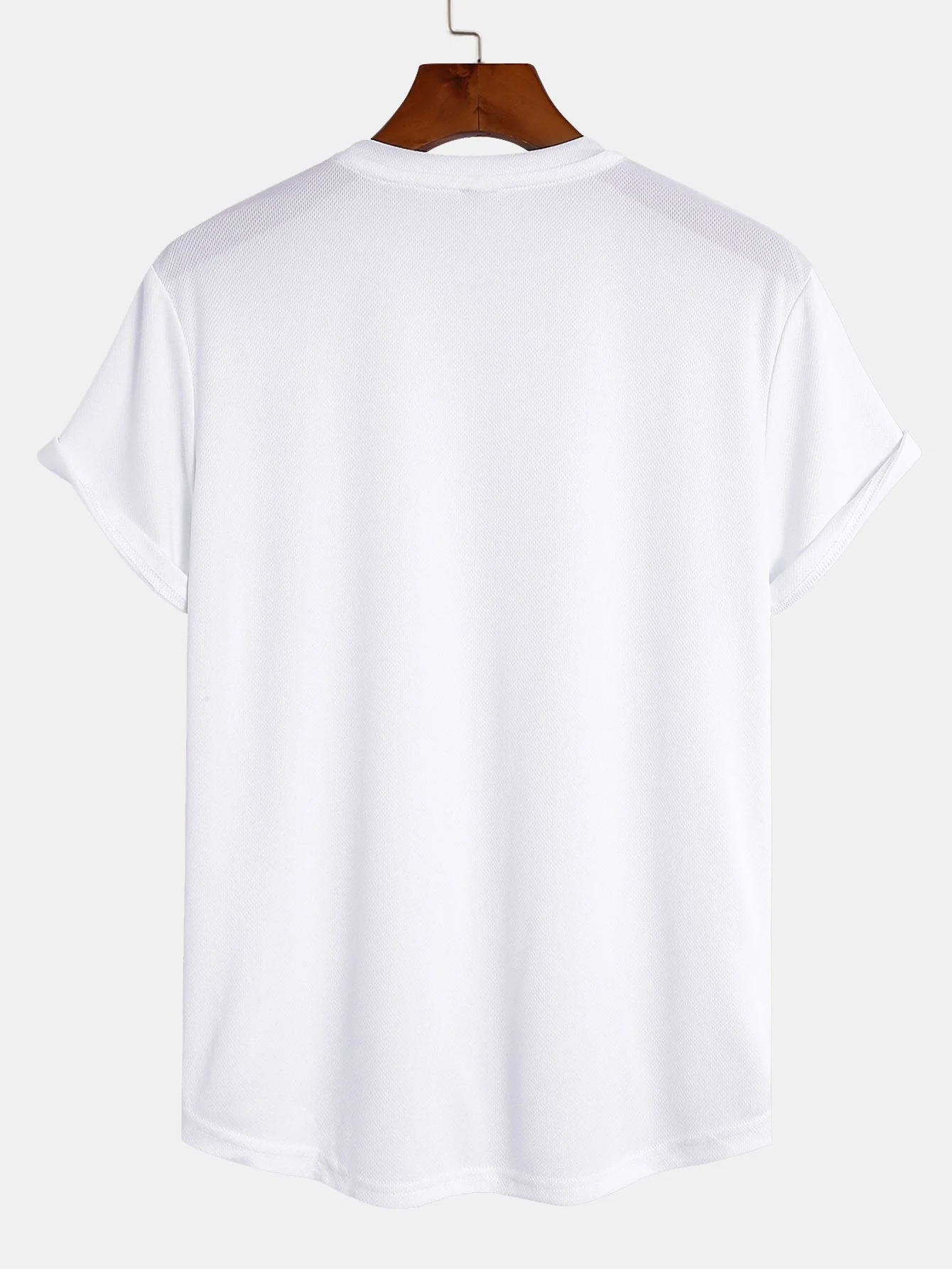 Edgar® | Muscle Fit Arc Hem Mesh T-Shirt - Image 6