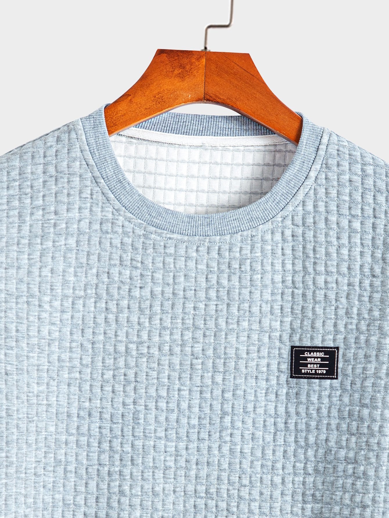 Edgar® | Short Sleeve Waffle Arc Hem T-Shirt - Image 7