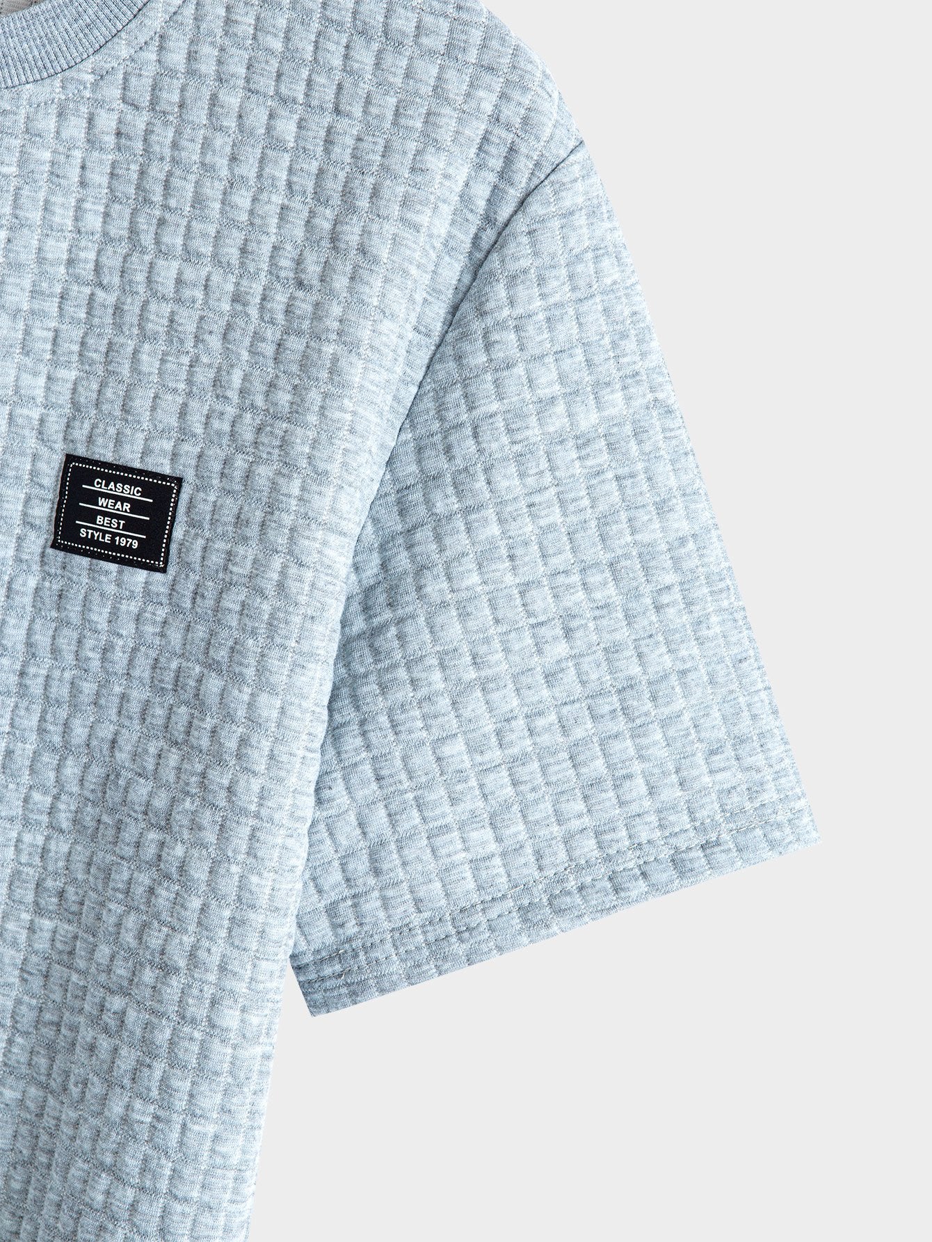 Edgar® | Short Sleeve Waffle Arc Hem T-Shirt - Image 8