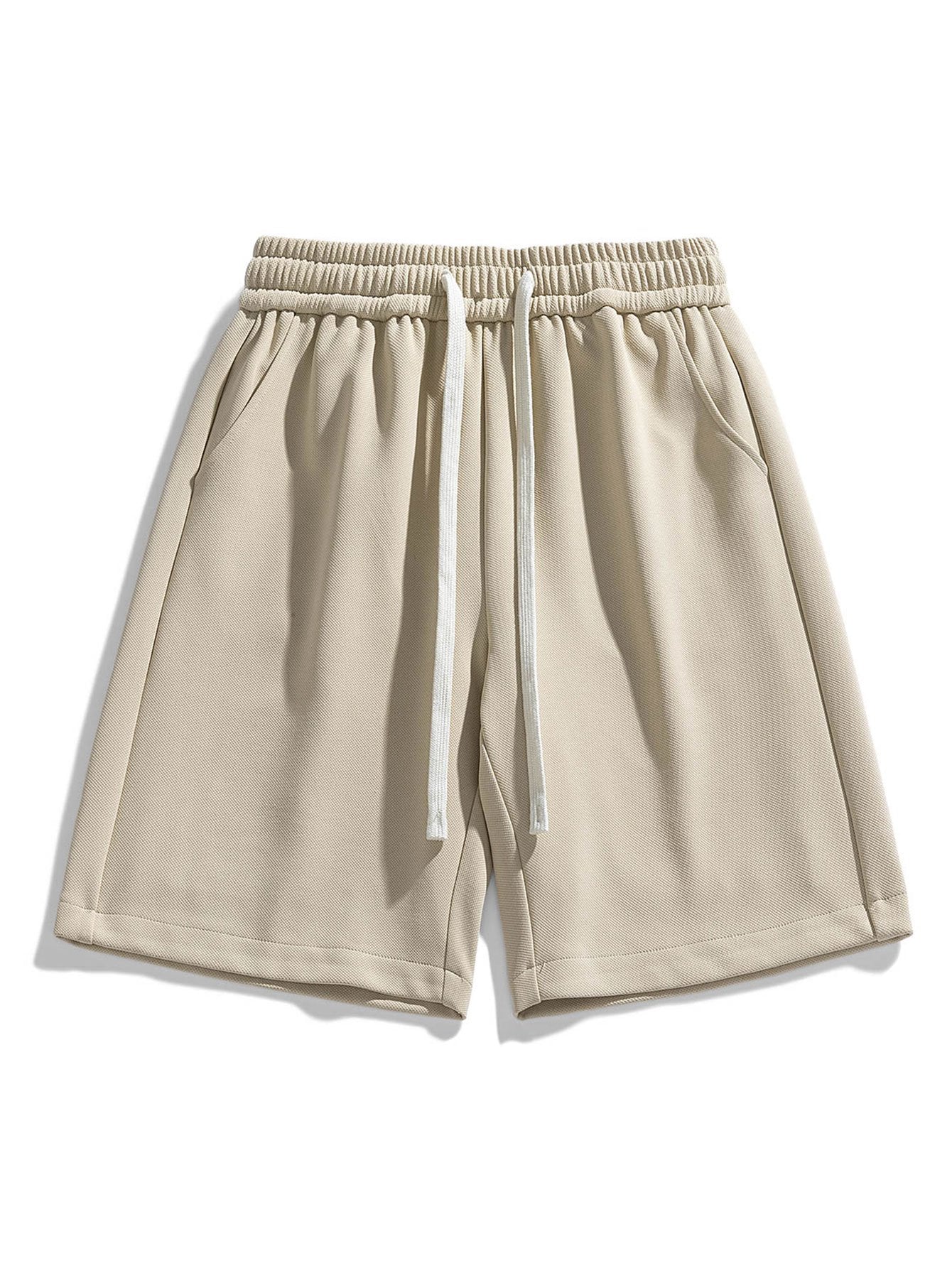 Edgar | Basic Textured Drawstring Shorts - Image 7