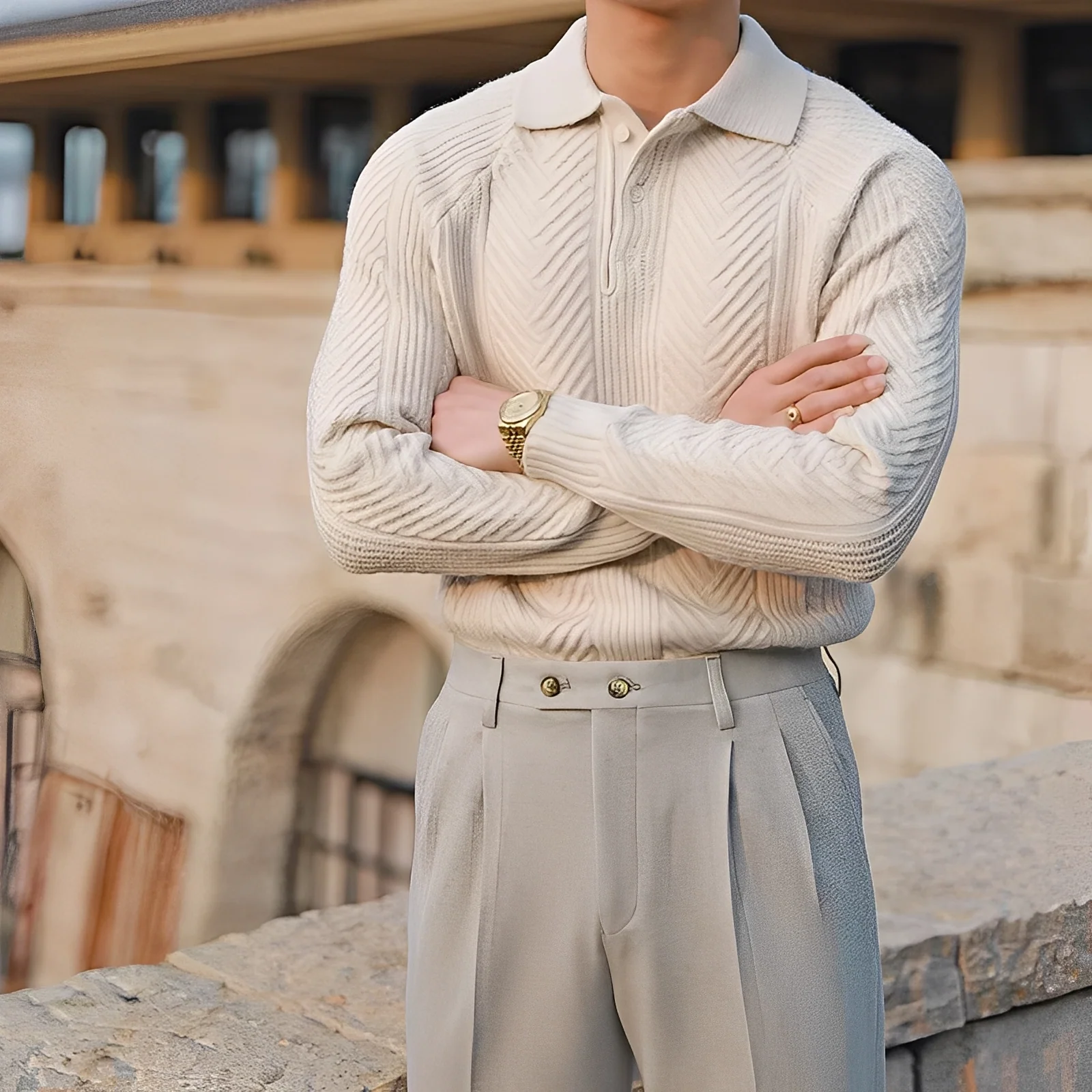 Edgar | Erik – Knitted long-sleeved sweater - Image 2