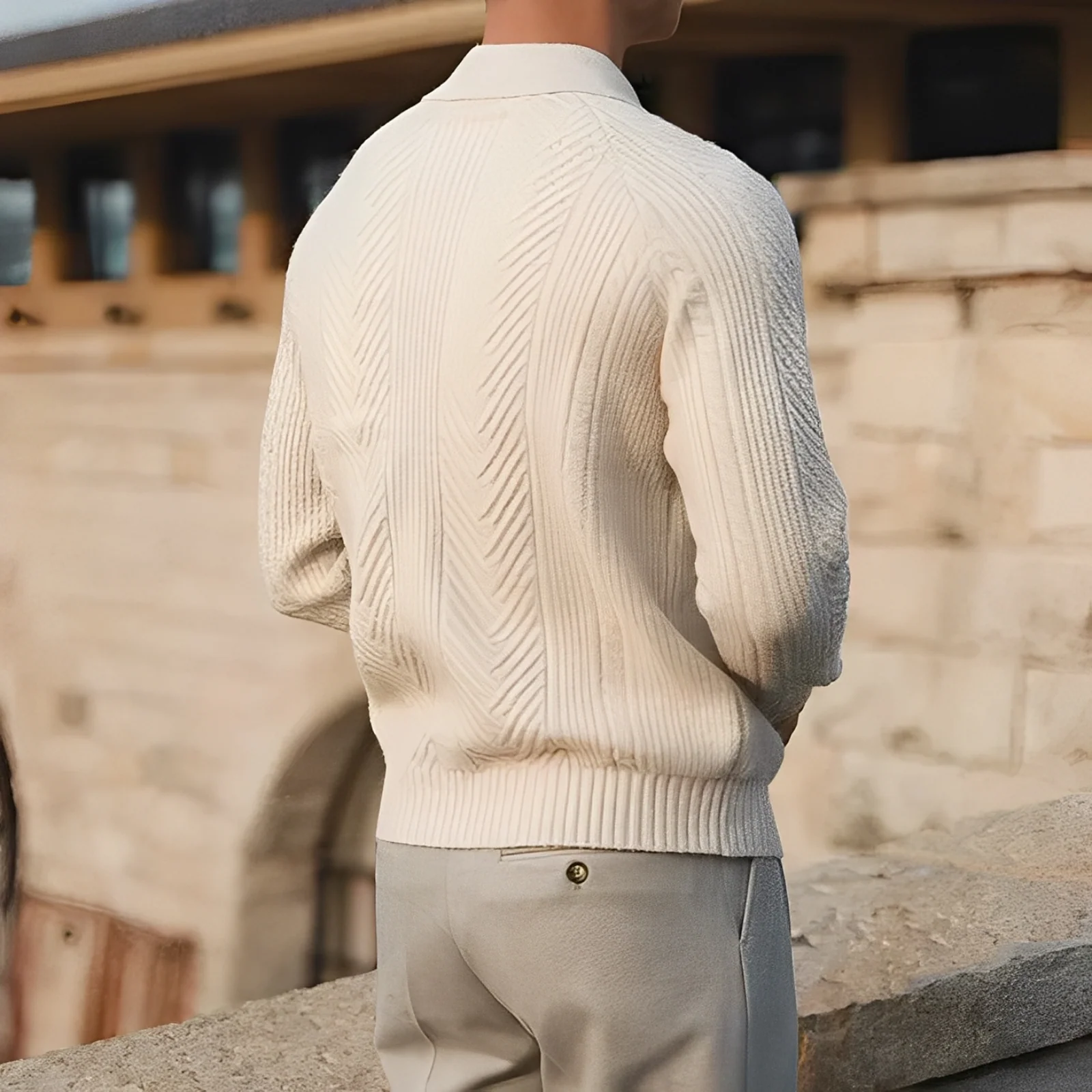 Edgar | Erik – Knitted long-sleeved sweater - Image 3