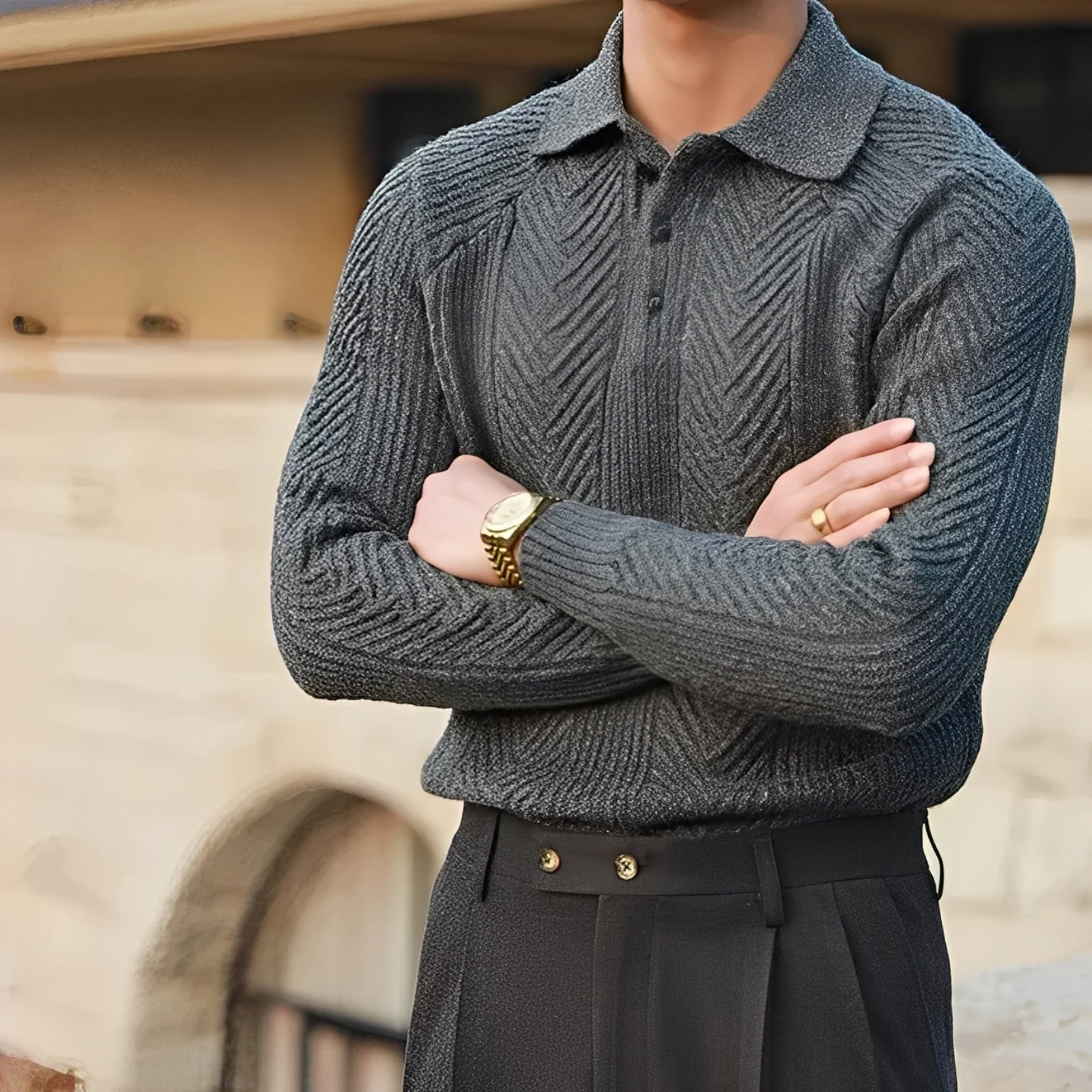 Edgar | Erik – Knitted long-sleeved sweater - Image 6