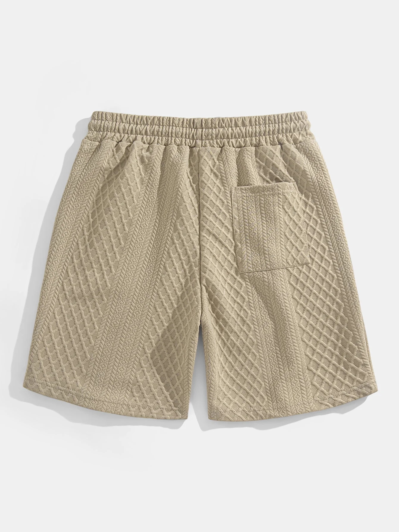 Edgardo® | Geometric Diamond Jacquard Polo & Shorts - Image 15