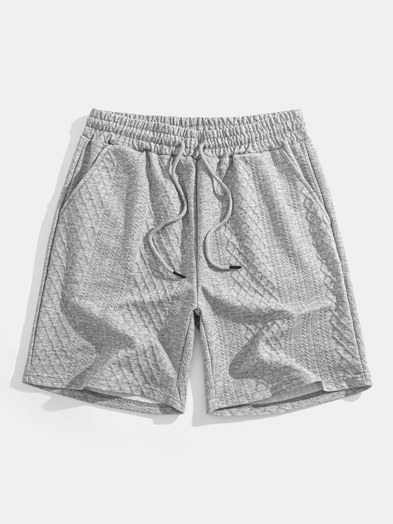 Edgardo® | Geometric Diamond Jacquard Polo & Shorts - Image 18