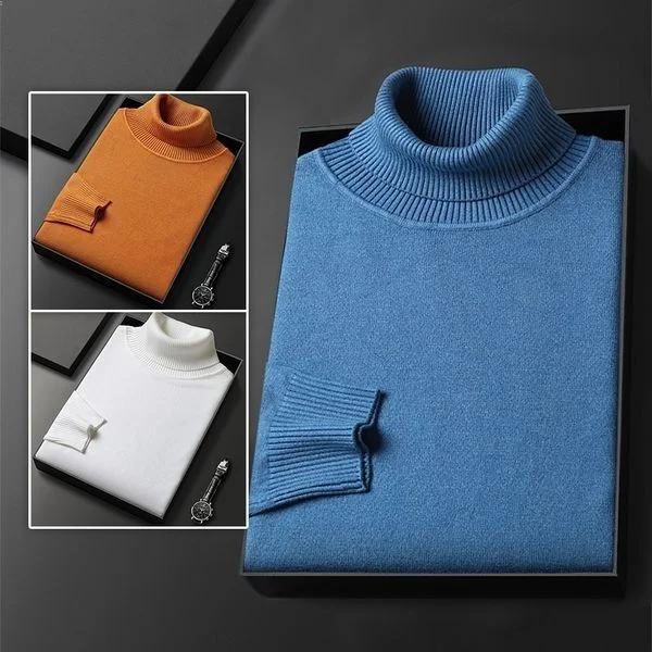 Edgardo® | Luxury Cashmere Turtleneck Sweater - Image 13