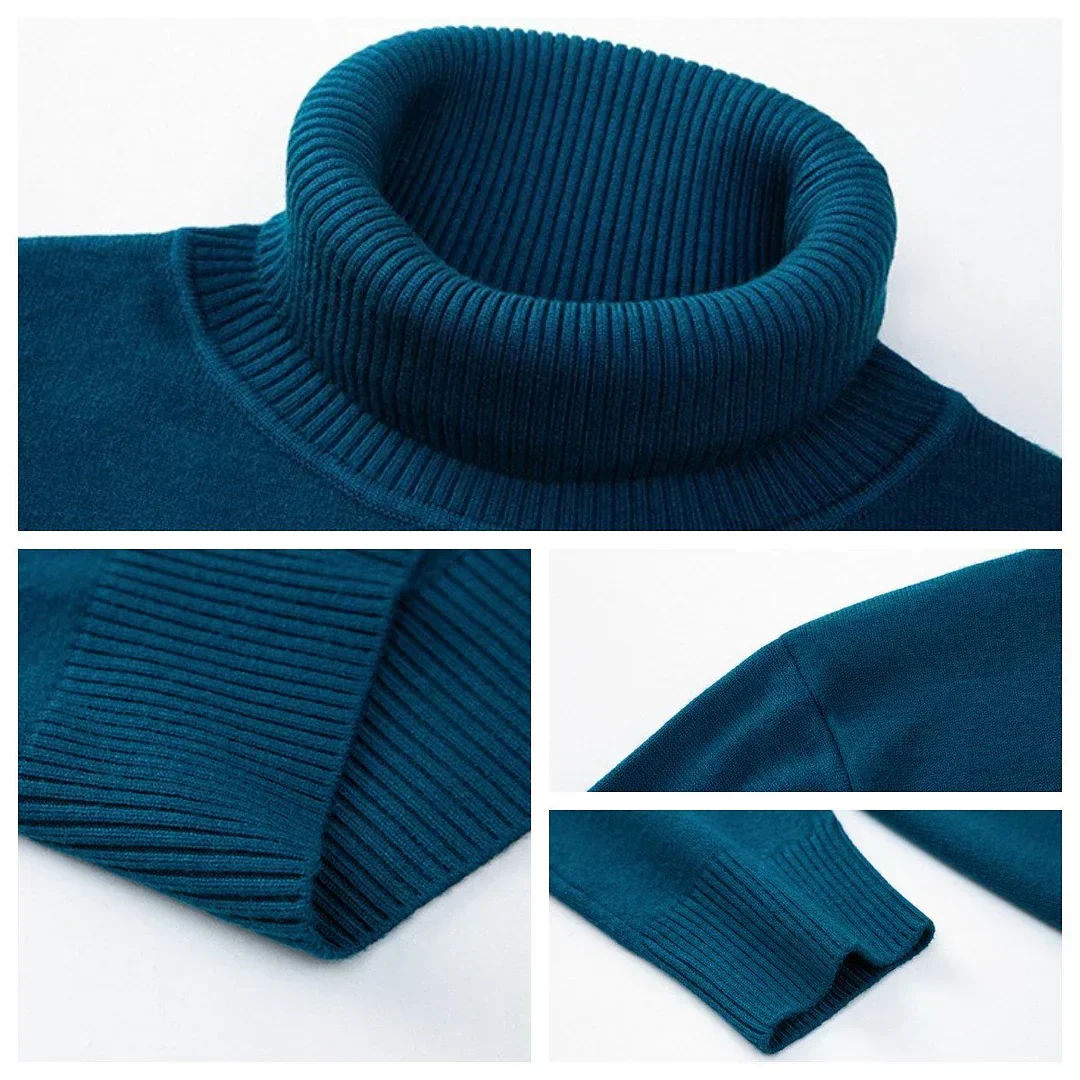 Edgardo® | Luxury Cashmere Turtleneck Sweater - Image 14