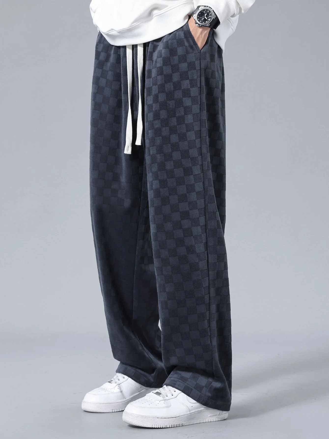 Edmund® | Checkerboard Straight Leg Pants - Image 2
