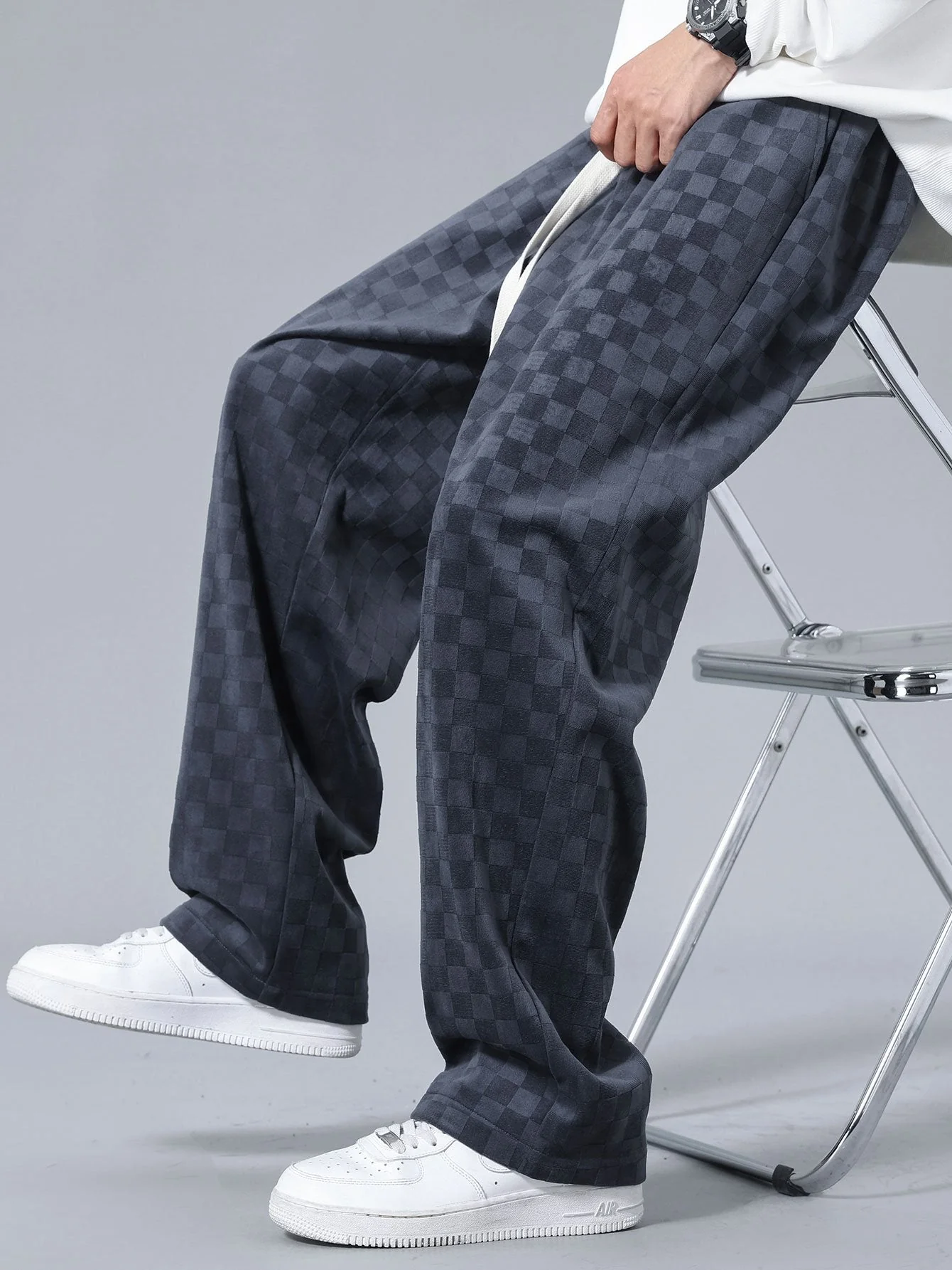 Edmund® | Checkerboard Straight Leg Pants - Image 5