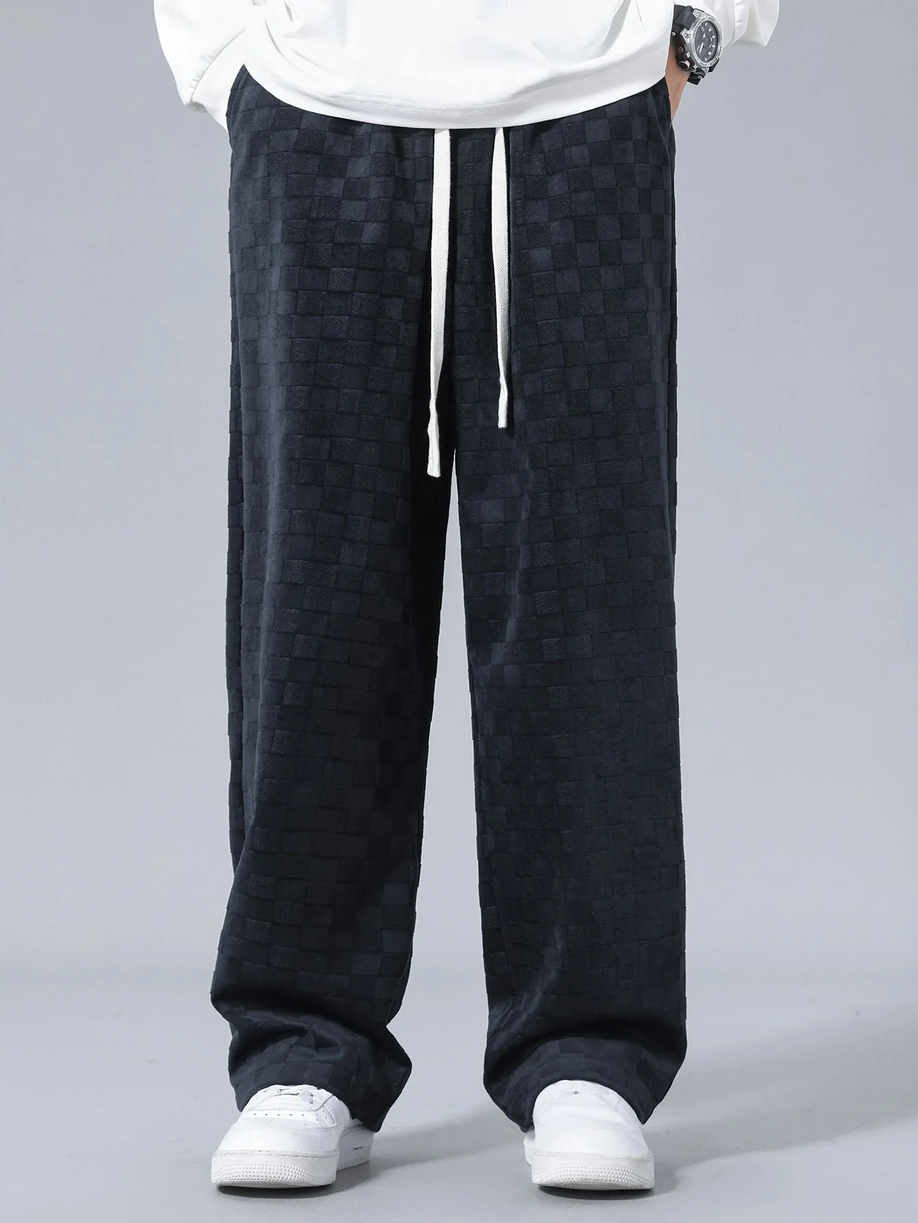 Edmund® | Checkerboard Straight Leg Pants - Image 7