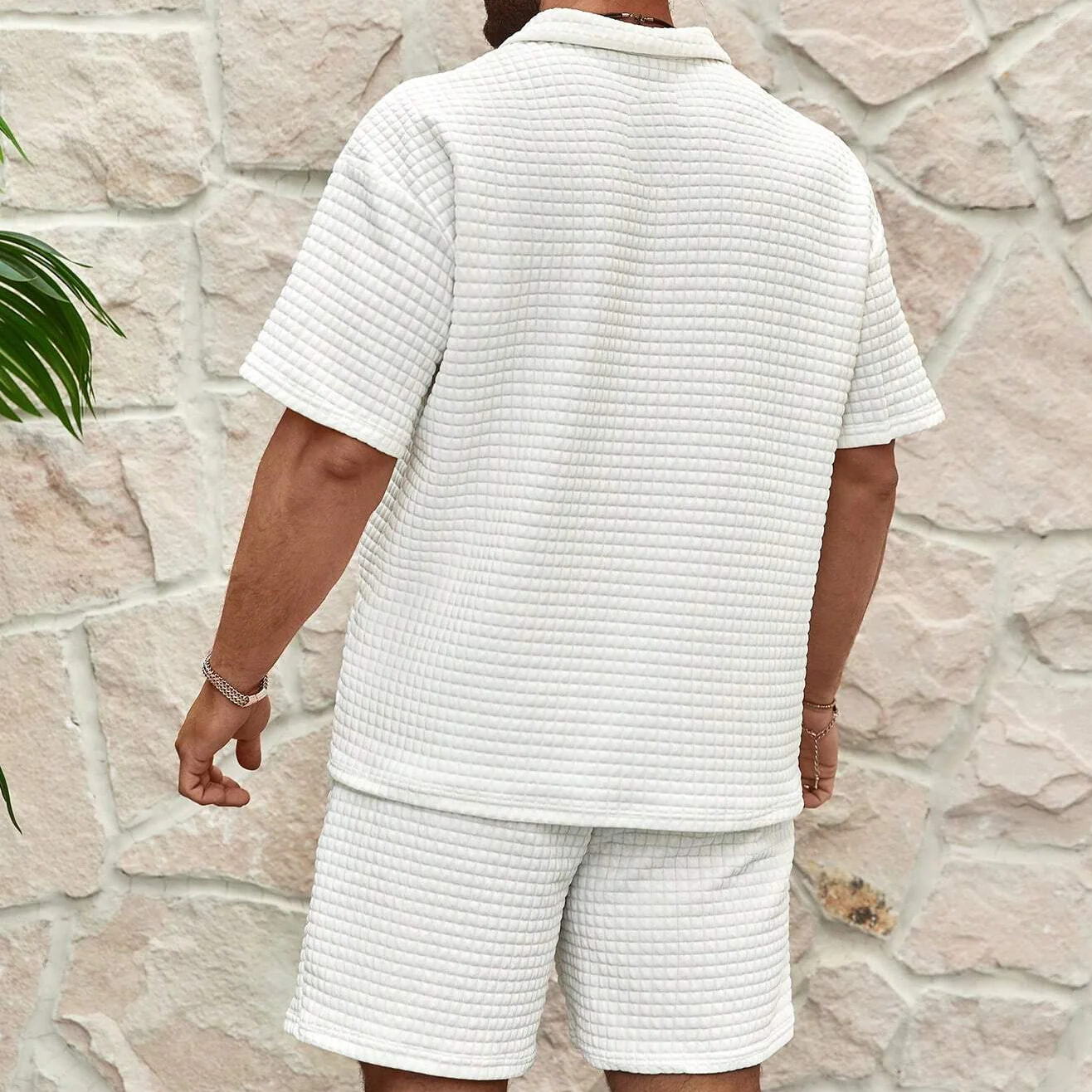 Edmund® | Half-Zip Summer Set Block Pattern - Image 2