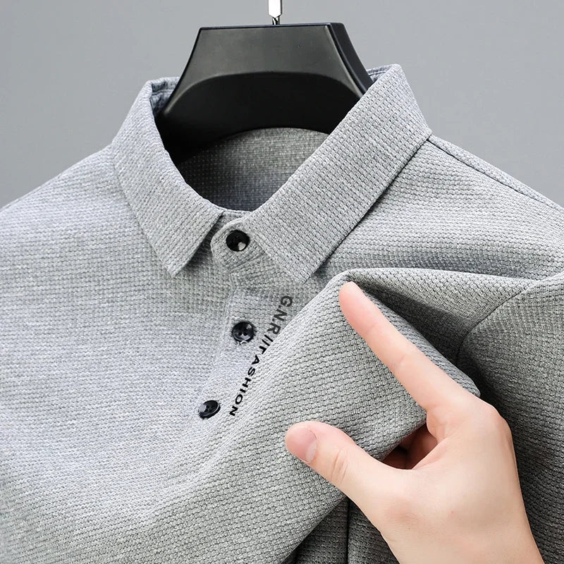 Edmund® | Long Sleeve Polo Shirt - Image 12