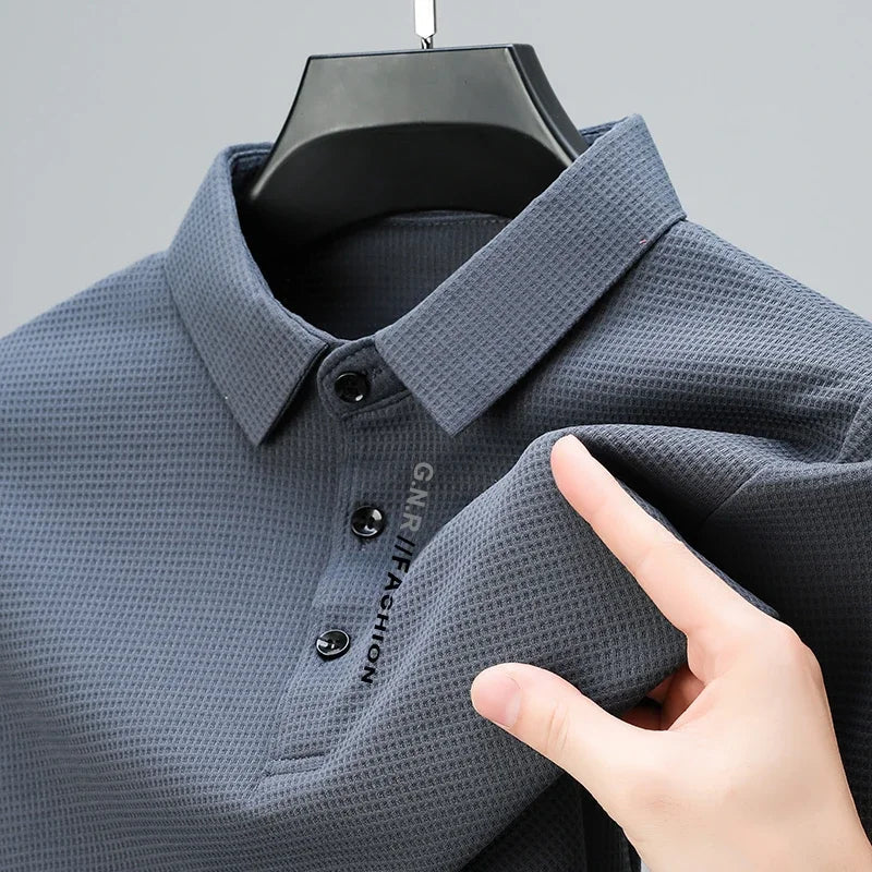 Edmund® | Long Sleeve Polo Shirt - Image 8