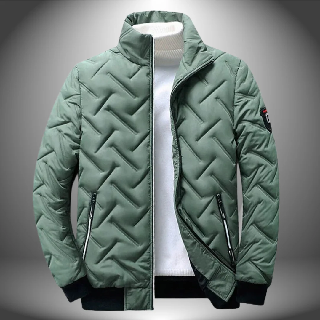 Edric | Men's quilted high-neck puffer jacket - Image 6