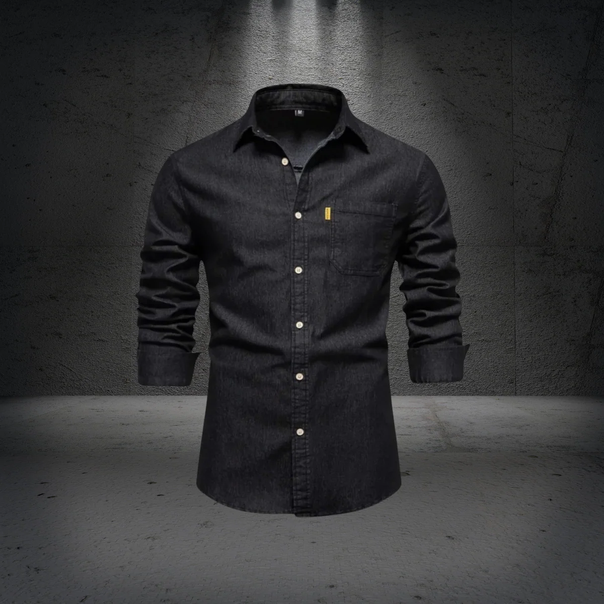 Eduardo® | Fashionable Slim Fit Denim Shirt - Image 2