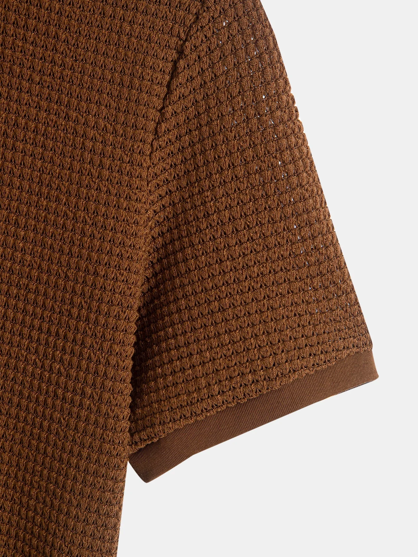 Eduardo® | Henley Neck Textured Ribbed Hem T-Shirt - Image 11