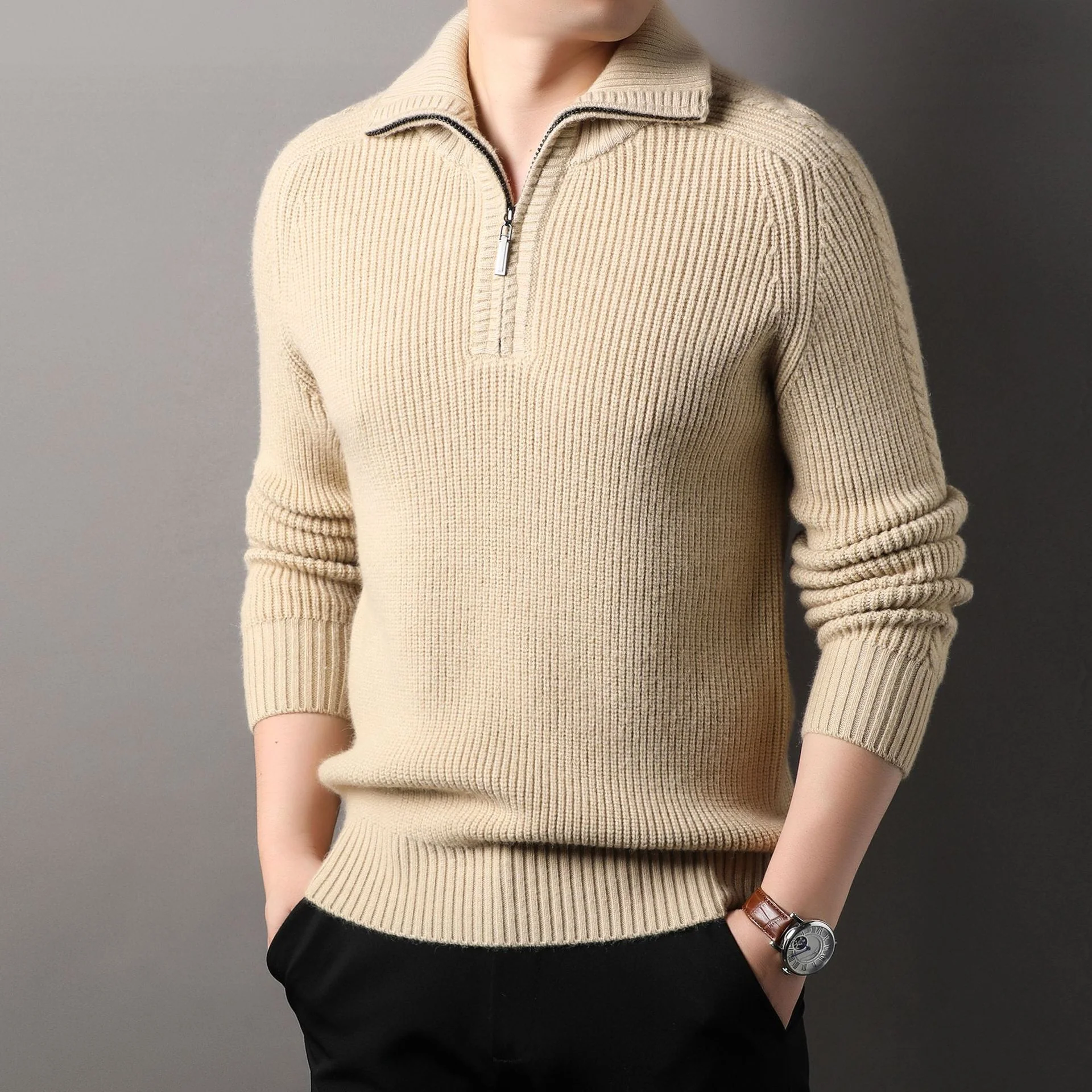 Eduardo® | Quarter-Zip Sweater - Image 4