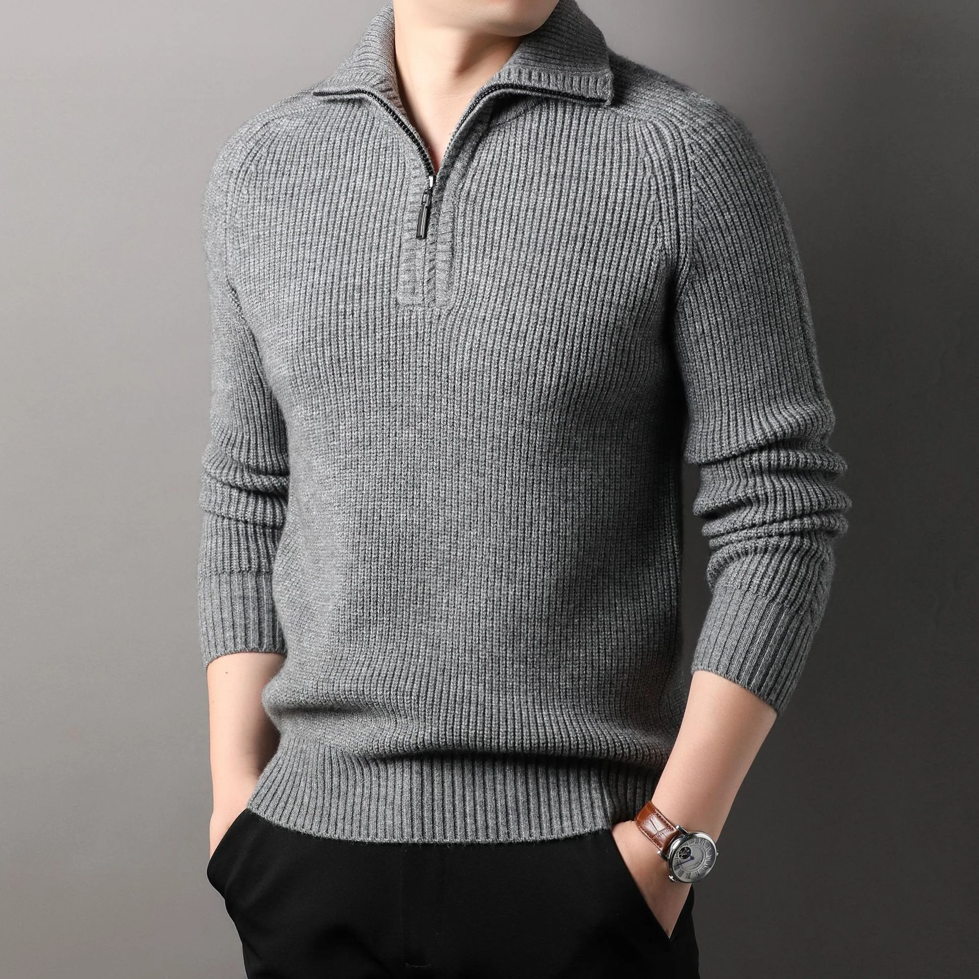Eduardo® | Quarter-Zip Sweater - Image 6