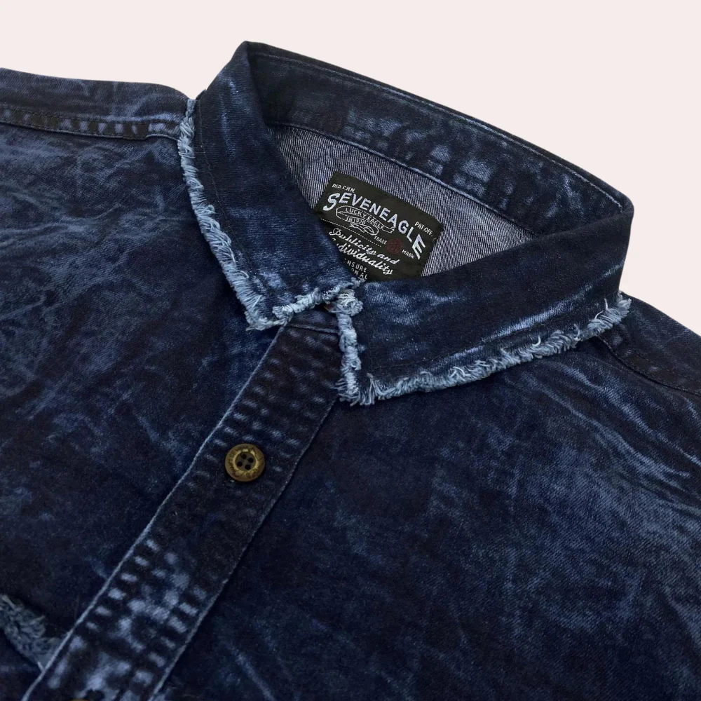Edward® | Men's Long Sleeve Denim Shirt - Image 5