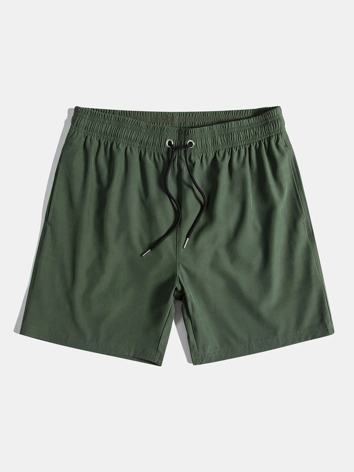 Edward® | Palm Tree Color Block Print Button Up Shirt & Swim Shorts - Image 5