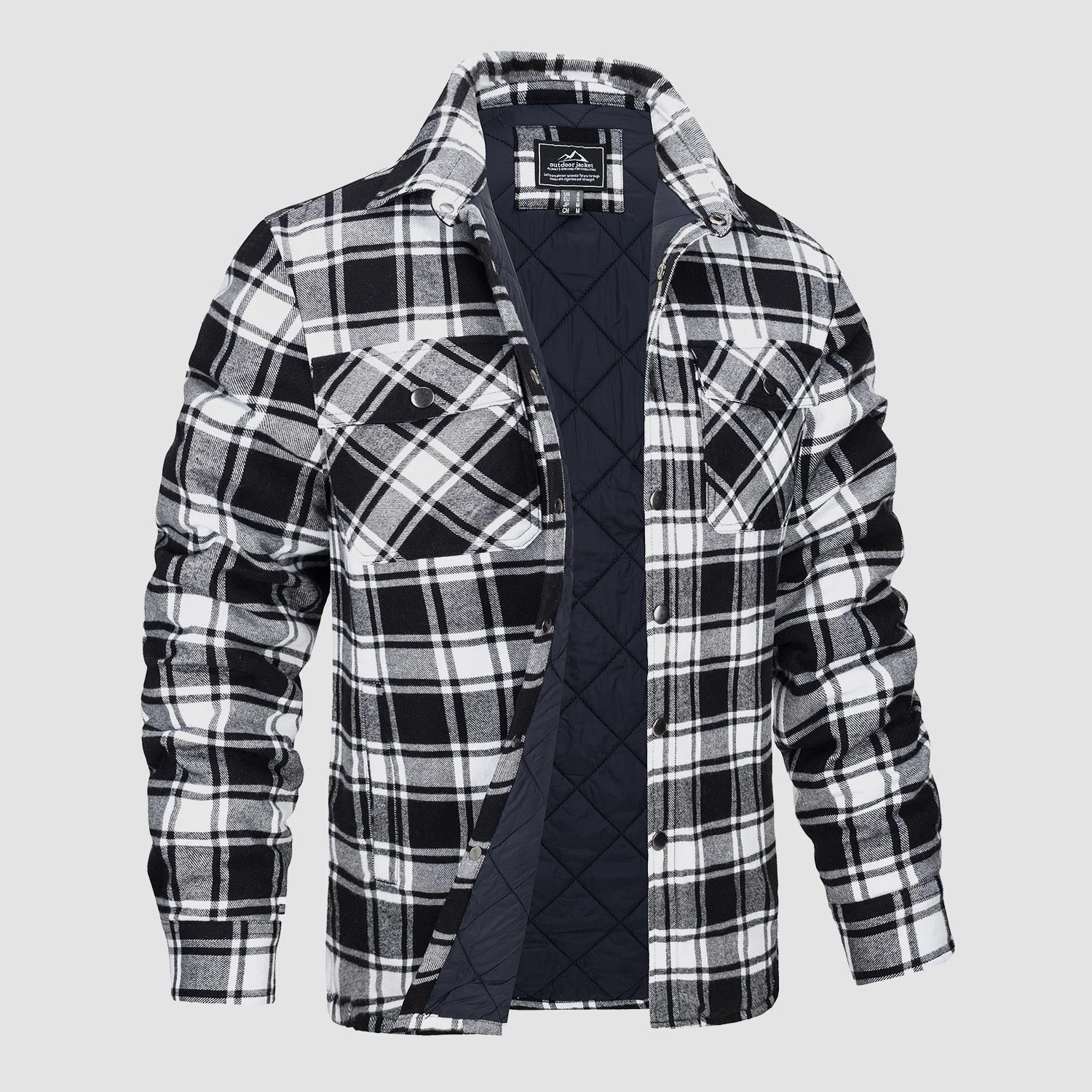 Edward® | Versatile design checked bomber jacket - Image 13