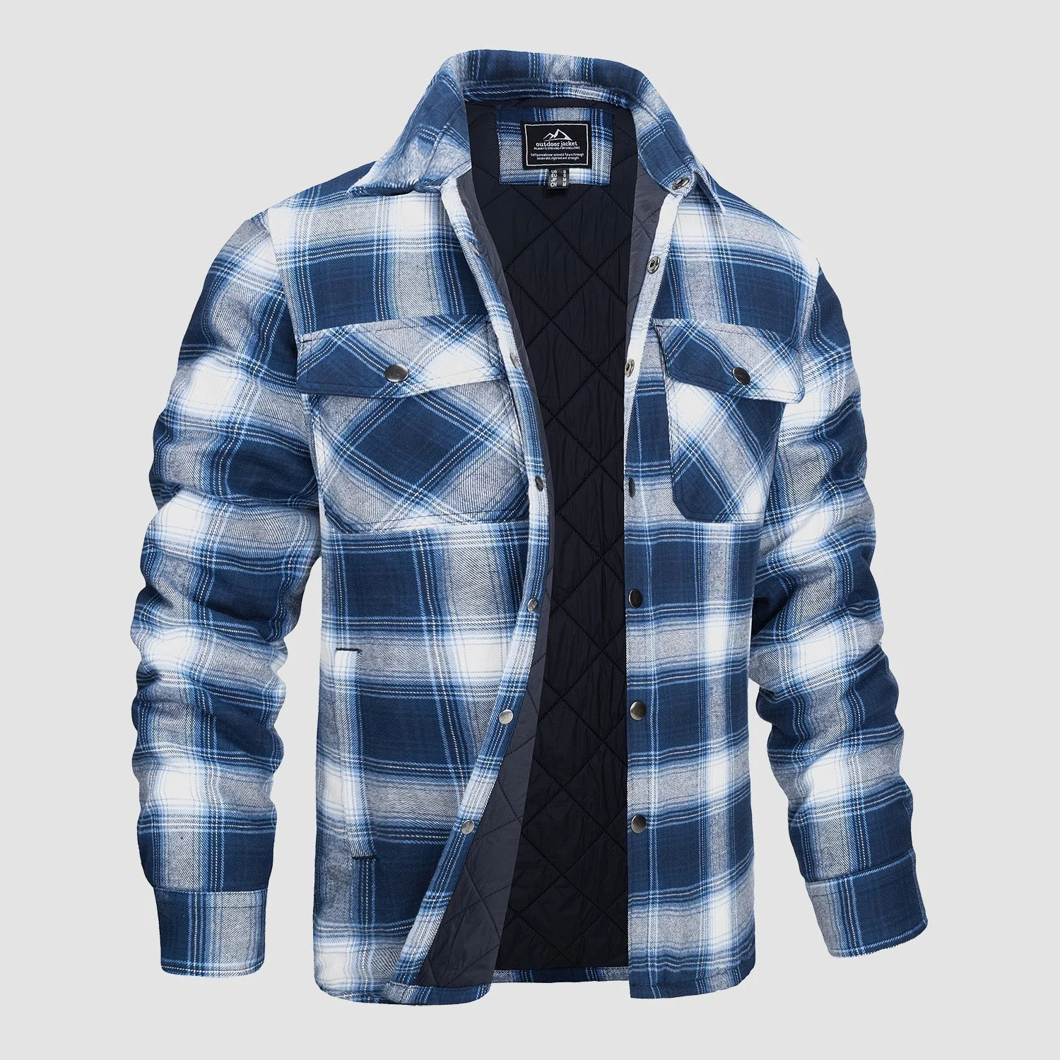 Edward® | Versatile design checked bomber jacket - Image 7