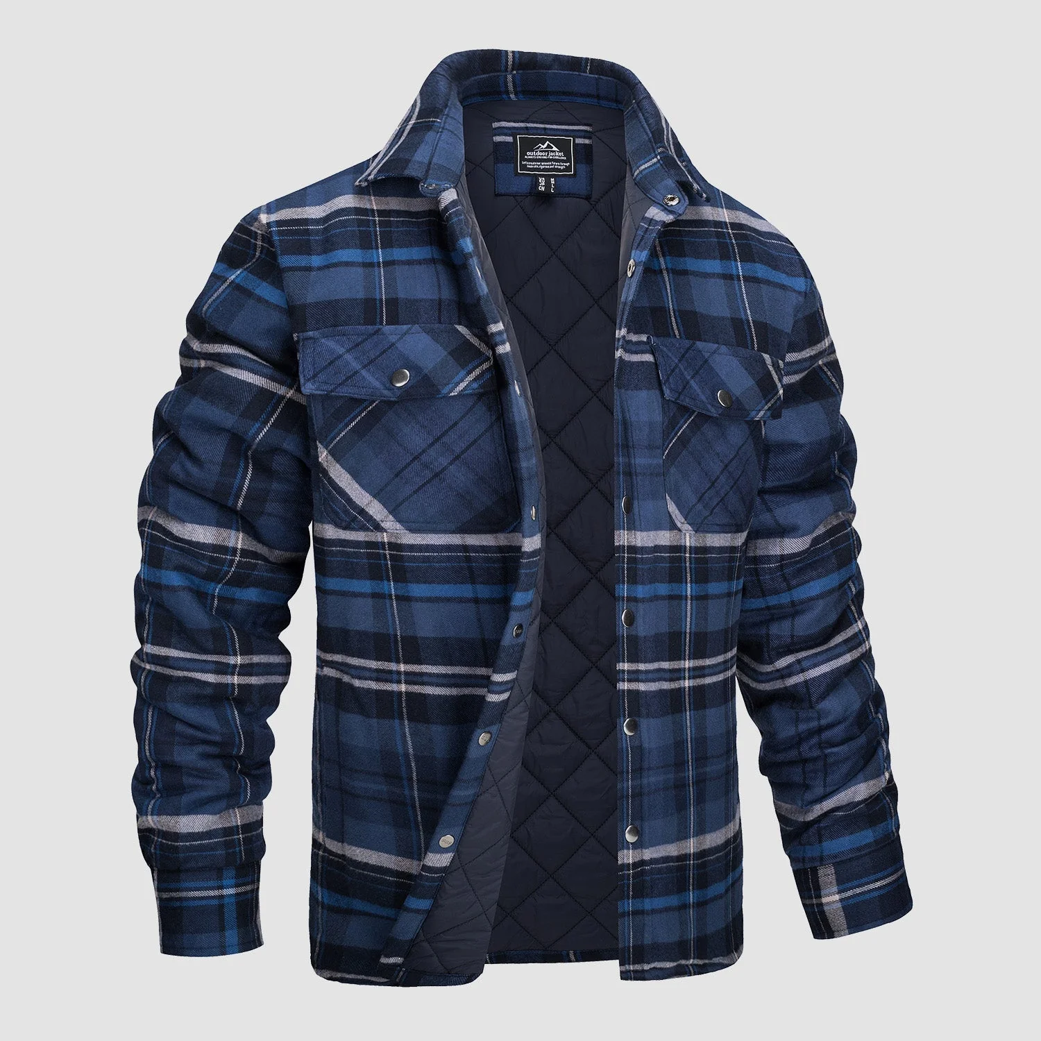 Edward® | Versatile design checked bomber jacket - Image 9